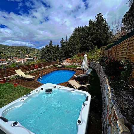 Ampelos Cretan Villa - Private Pool & Heated Ozone Jacuzzi Yerolákkos المظهر الخارجي الصورة