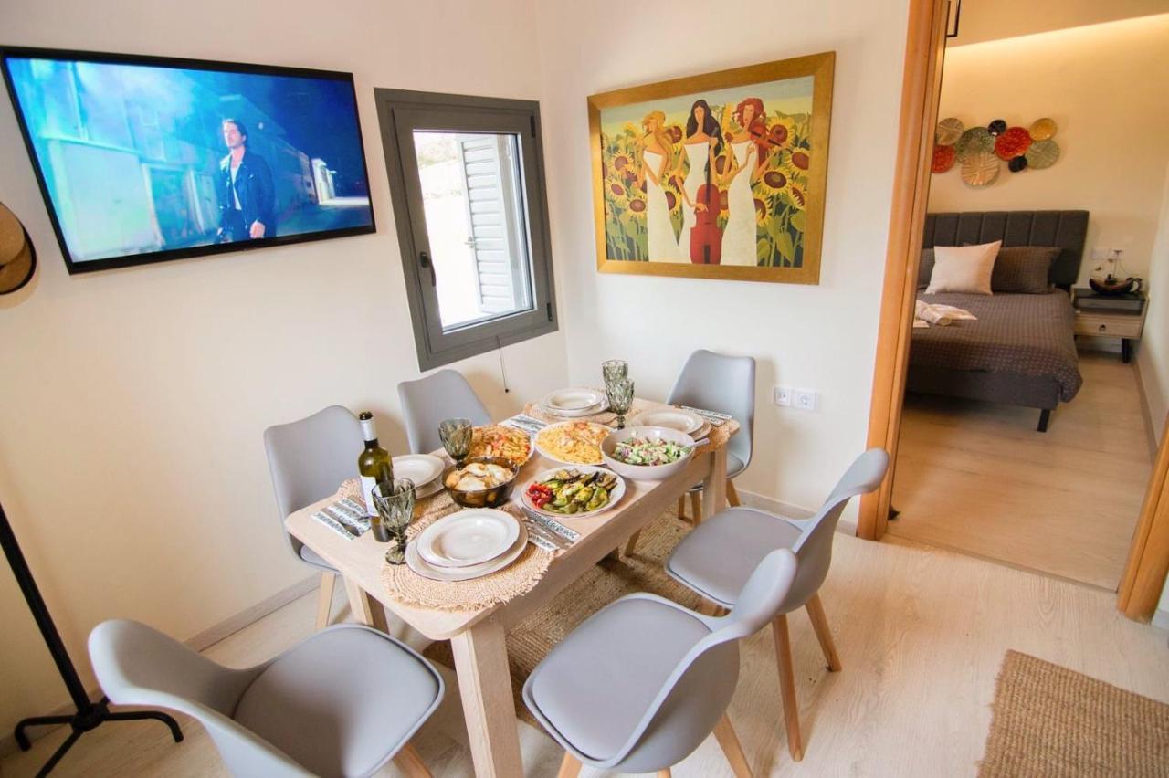 Ampelos Cretan Villa - Private Pool & Heated Ozone Jacuzzi Yerolákkos المظهر الخارجي الصورة